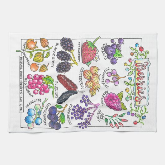 Serviette de cuisine Berries (Horizontal)