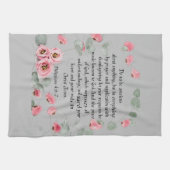 Serviette de cuisine - Bible et Philippiens 4:6-7 (Horizontal)