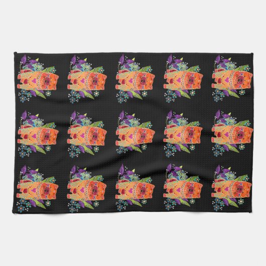 serviette de cuisine BINDI à sangle lisse (Horizontal)