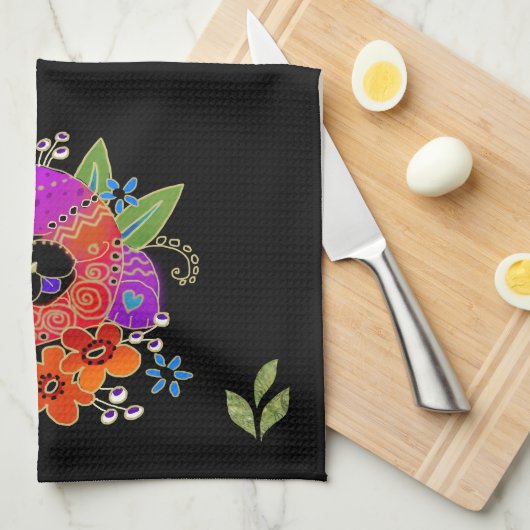 serviette de cuisine BINDI chow (Quart Plié)