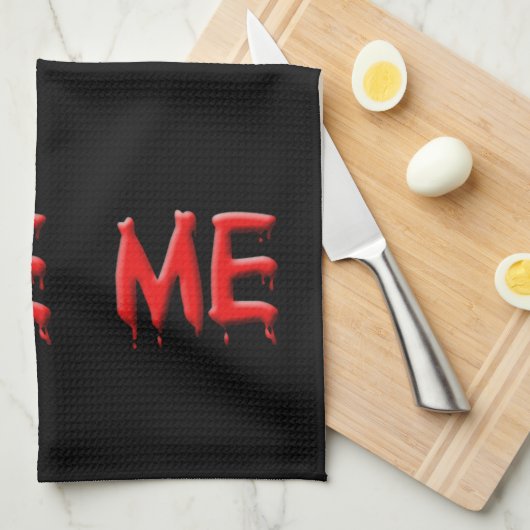 Serviette de cuisine Bite Me (Quart Plié)