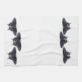 Serviette de cuisine Black Swallowtails (Horizontal)