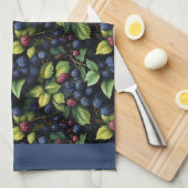 Serviette de cuisine Blackberries (Quart Plié)