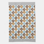 Serviette de cuisine blanche en beignets (Vertical)