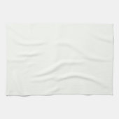 Serviette de cuisine blanche en coton (Horizontal)
