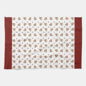 Serviette de cuisine blanche pizza (Horizontal)