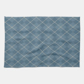 Serviette de cuisine bleu campagne (Horizontal)