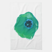 Serviette de cuisine bleu et vert Tulip (Vertical)