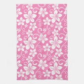 SERVIETTE DE CUISINE BLEU HAWAII (ROSE BUBBLEGUM) (Vertical)