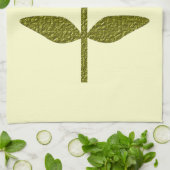Serviette de cuisine bleu marine (Plié)