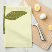 Serviette de cuisine bleu marine (Quart Plié)
