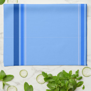 Serviette de cuisine bleue