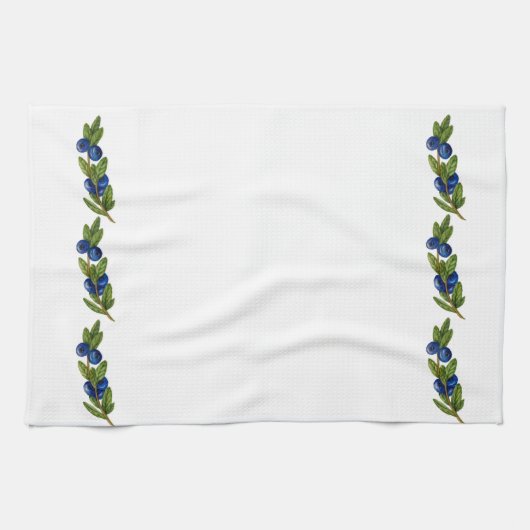Serviette de cuisine bleue de baie (Horizontal)