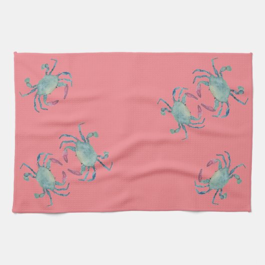 Serviette de cuisine Blue Crab (Horizontal)