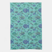 Serviette de cuisine Blue Fish (Vertical)