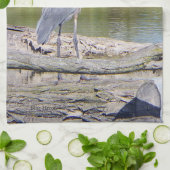 Serviette de cuisine Blue Heron (Plié)