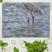 Serviette de cuisine Blue Heron (Plié)