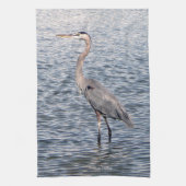 Serviette de cuisine Blue Heron (Vertical)