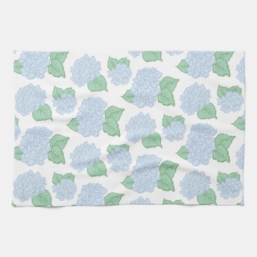 Serviette de cuisine Blue Hydrangea (Horizontal)
