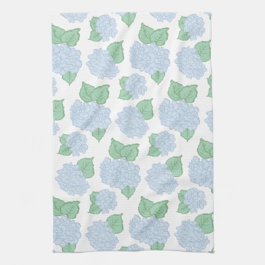 Serviette de cuisine Blue Hydrangea (Vertical)