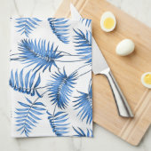 Serviette de cuisine Blue Palm (Quart Plié)