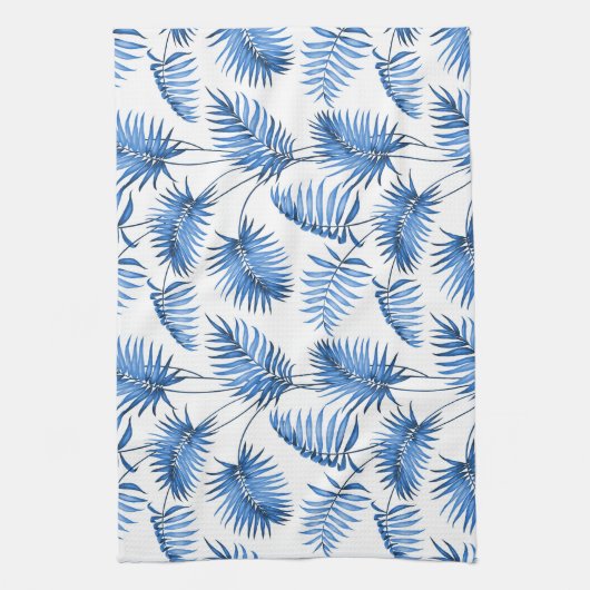 Serviette de cuisine Blue Palm (Vertical)