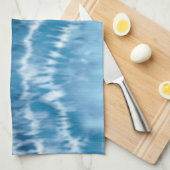 Serviette de cuisine Blue Tie Dye (Quart Plié)