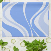 Serviette de cuisine Blue Waves (Plié)