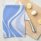 Serviette de cuisine Blue Waves (Quart Plié)