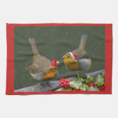 Serviette de cuisine Bobbin' Robins (Horizontal)