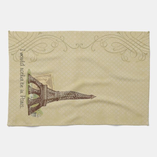 Serviette de cuisine bronzage de thé de diamant de (Horizontal)