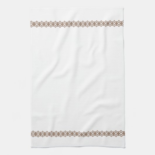 Serviette de cuisine bronzage simple élégante de (Vertical)