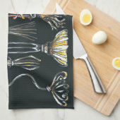 Serviette de cuisine Brooms Gold Wild (Quart Plié)