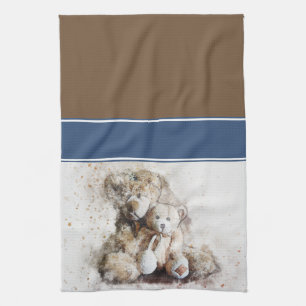 Serviette de cuisine Brown de nounours de bonbon