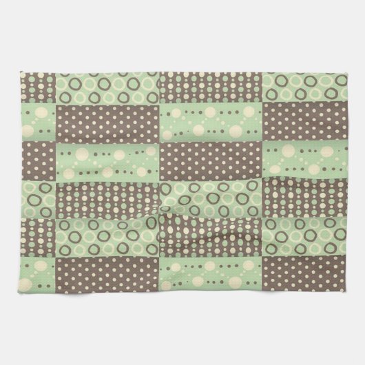 Serviette de cuisine Brown verte (Horizontal)