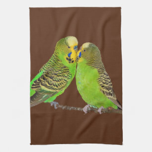 Serviette de cuisine Budgie Kisses