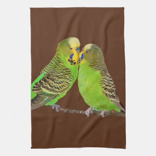 Serviette de cuisine Budgie Kisses (Vertical)