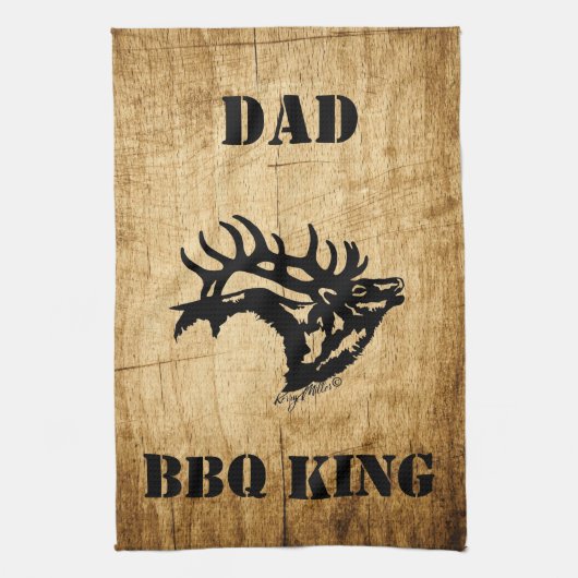 Serviette de cuisine Bull Elk (Vertical)