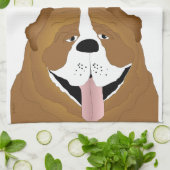 Serviette de cuisine Bulldog (Plié)
