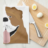 Serviette de cuisine Bulldog (Quart Plié)
