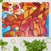 Serviette de cuisine Cactus (Plié)