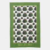 Serviette de cuisine Cactus - Personnalisation opt (Vertical)