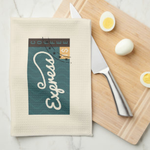 Serviette de cuisine café