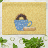 Serviette De Cuisine Café Et Donuts (Plié)