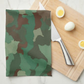 serviette de cuisine camouflage militaire (Quart Plié)
