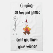 Serviette de cuisine, Camping Conception de servie (Vertical)