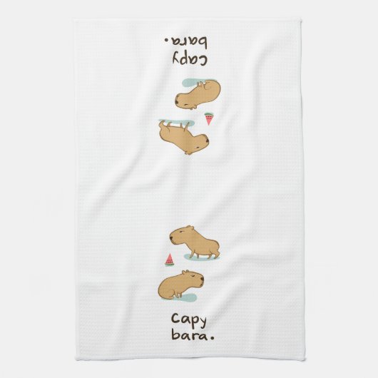 Serviette de cuisine Capybara (Vertical)