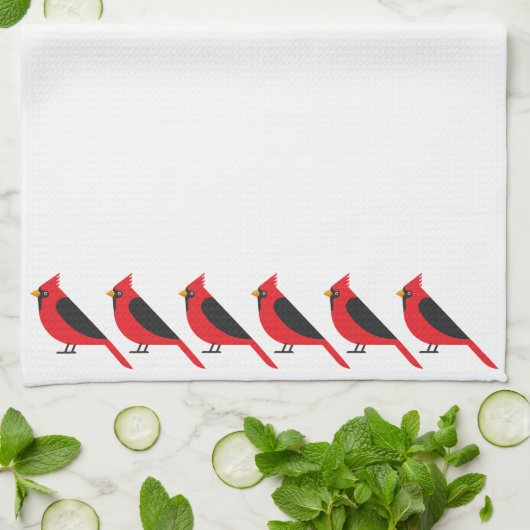 Serviette de cuisine Cardinal Parade (Plié)