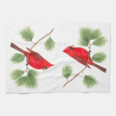 Serviette de cuisine cardinale du nord (Horizontal)