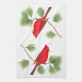 Serviette de cuisine cardinale du nord (Vertical)